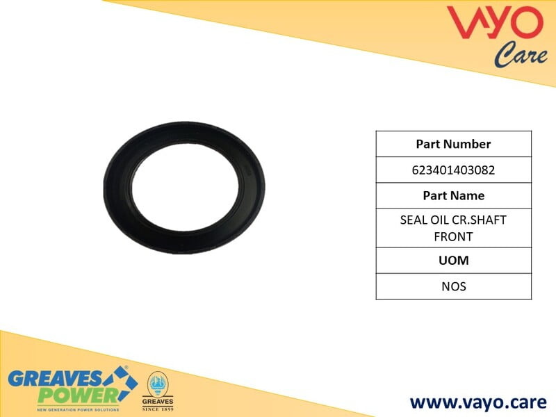 SEAL OIL CR.SHAFT FRONT - 623401403082 - GREAVES