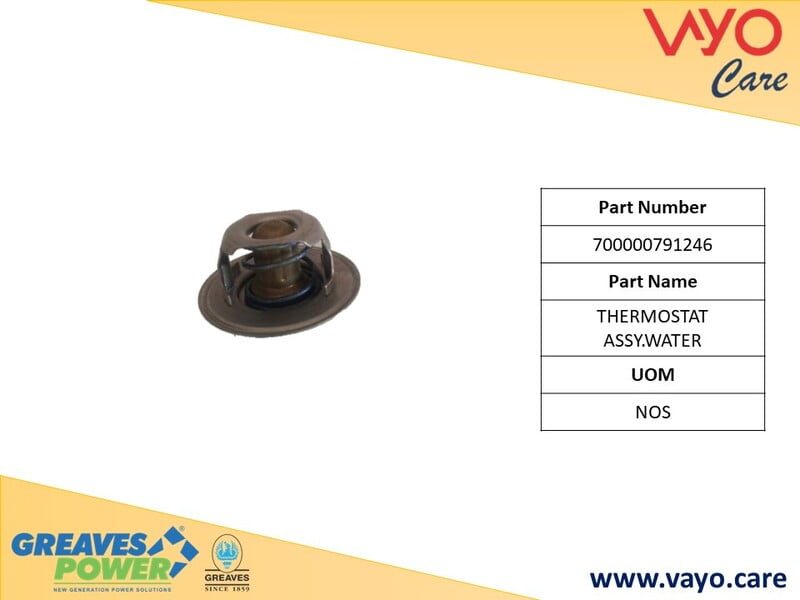 THERMOSTAT ASSY.WATER - 700000791246 - GREAVES
