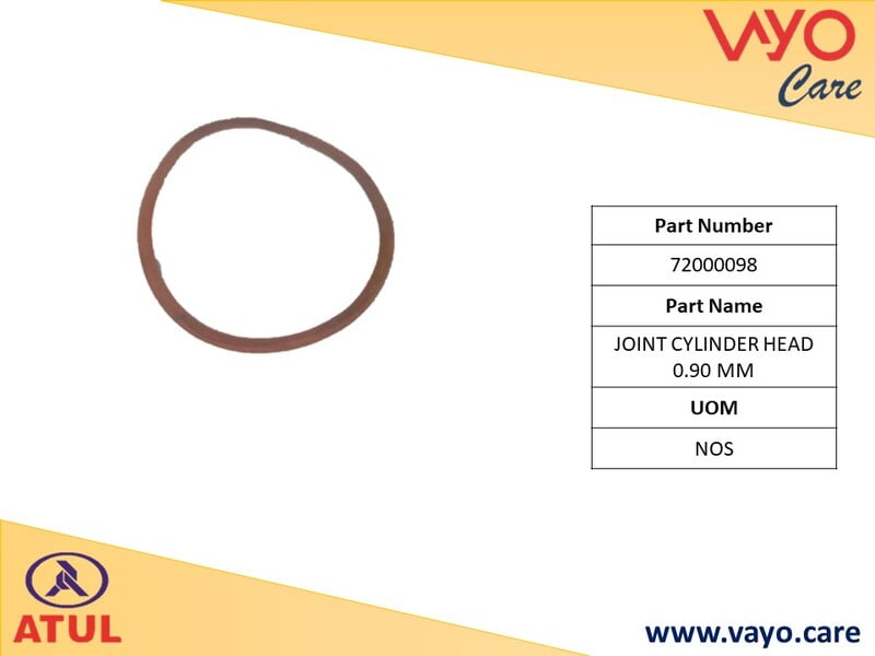 JOINT CYLINDER HEAD 0.90 MM - 72000098 - GEM CARGO