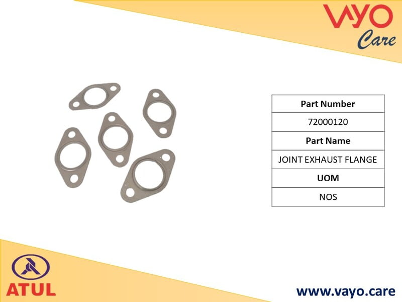 JOINT EXHAUST FLANGE - 72000120 - GEM CARGO
