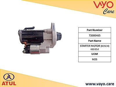 STARTER MOTOR [BOSCH] 400 054 - 72000465 - GEM CARGO