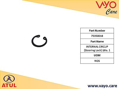 INTERNAL CIRCLIP (STEERING LOCK) (DIA. 18) - 75350018 - GEMINI ULTRA
