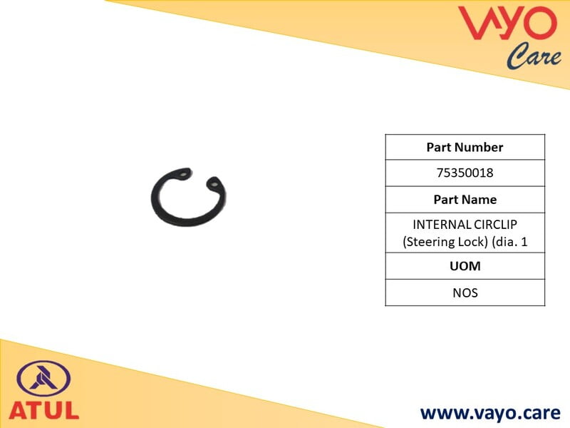 INTERNAL CIRCLIP (STEERING LOCK) (DIA. 18) - 75350018 - GEMINI ULTRA