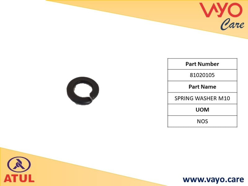 SPRING WASHER M10 - 81020105 - GEMINI ULTRA