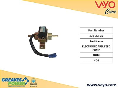 ELECTRONIC FUEL FEED PUMP - 870-068-25 - GREAVES