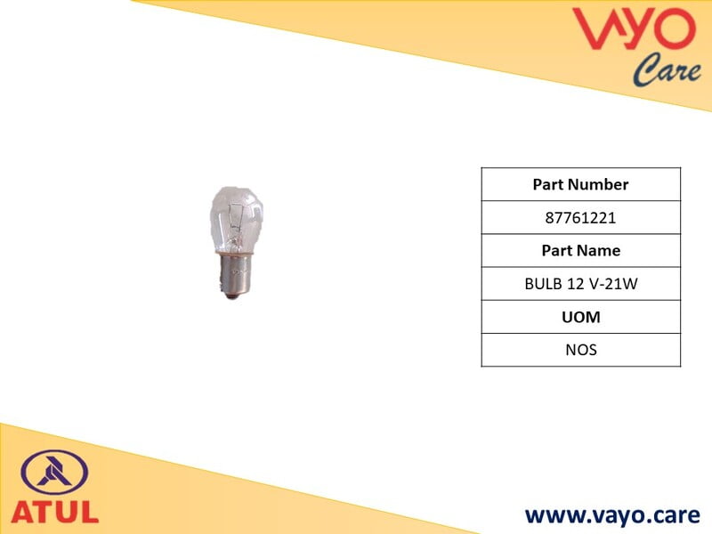 BULB 12 V-21W - 87761221 - GEM CARGO