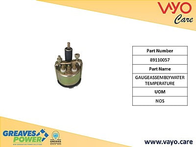 GAUGEASSEMBLYWATER TEMPERATURE - 89110057 - GREAVES