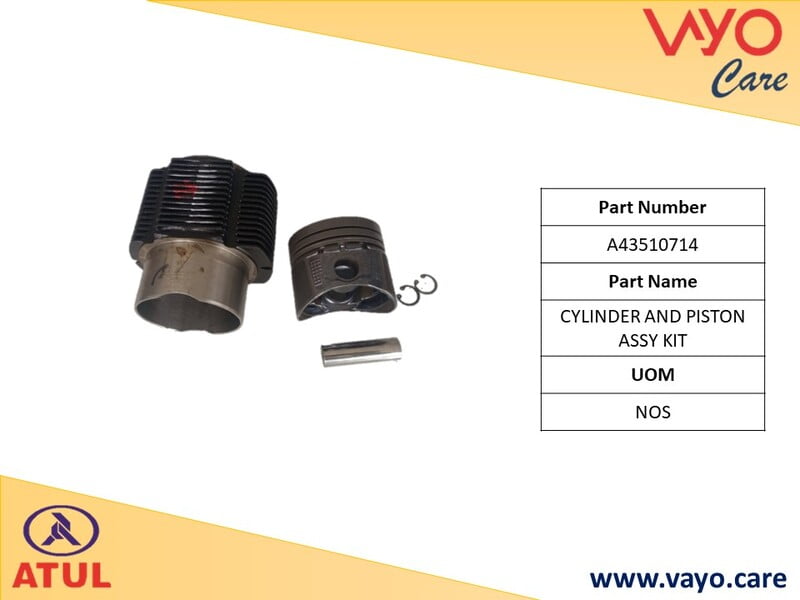 CYLINDER AND PISTON ASSY KIT - A43510714 - GEM CARGO