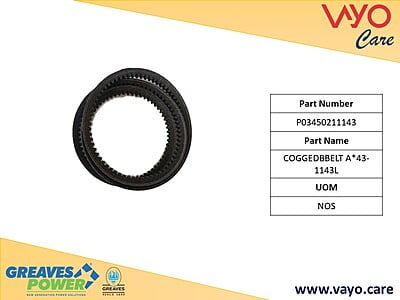 COGGEDBBELT A*43-1143L - P03450211143 - GREAVES