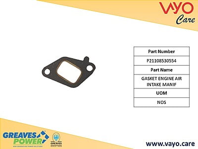 GASKET ENGINE AIR INTAKE MANIF - P21108530554 - GREAVES