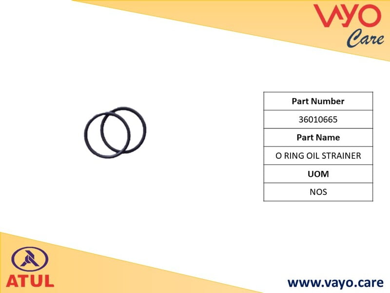 O RING OIL STRAINER - 36010665 - GEMINI ULTRA