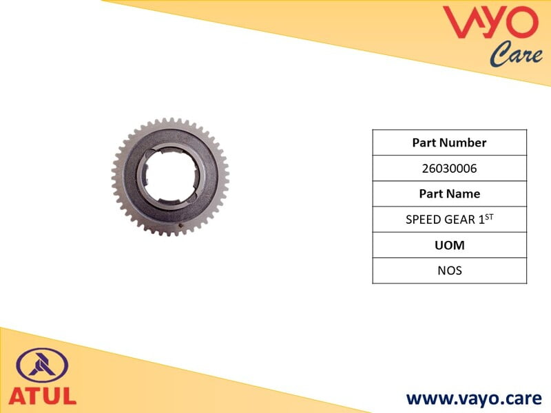 SPEED GEAR 1ST - 26030006 - GEM CARGO