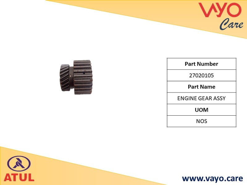 ENGINE GEAR ASSY - 27020105 - GEM CARGO