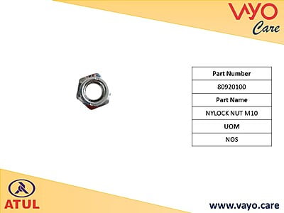 NYLOCK NUT M10 - 80920100 - GEMINI ULTRA