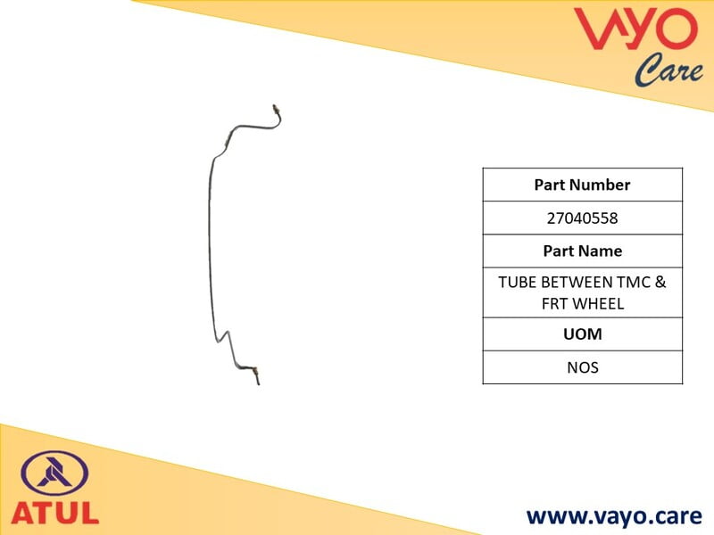 TUBE BETWEEN TMC & FRT WHEEL - 27040558 - GEMINI ULTRA