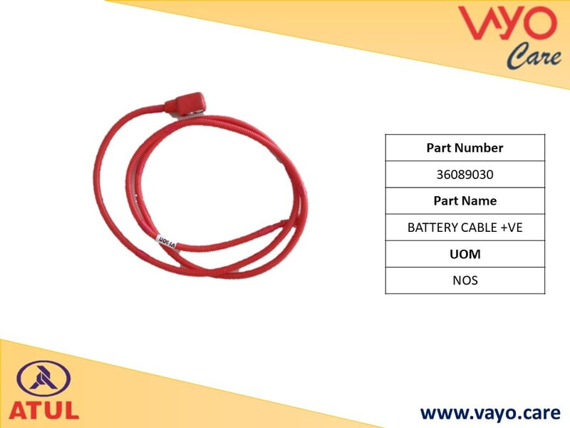 BATTERY CABLE +VE - 36089030 - GEMINI ULTRA