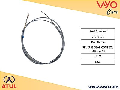 REVERSE GEAR CONTROL CABLE ASSY. - 27076191 - GEM CARGO