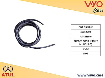 RUBBER CORD (FRONT MUDGUARD) - 36052903 - GEMINI ULTRA