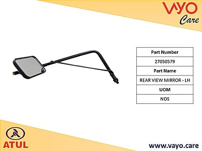 REAR VIEW MIRROR - LH - 27050579 - GEM CARGO