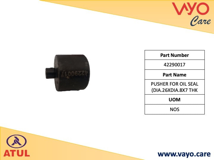 PUSHER FOR OIL SEAL (DIA.26XDIA.8X7 THK - 42290017 - SE