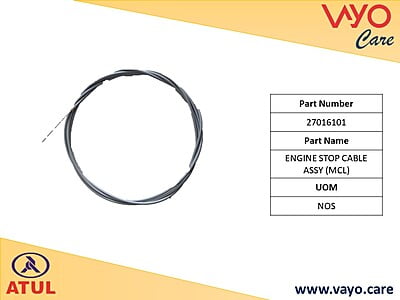 ENGINE STOP CABLE ASSAY (MCL) - 27016101 - GEM CARGO