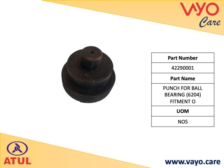 PUNCH FOR BALL BEARING (6204) FITMENT O - 42290001 - SE