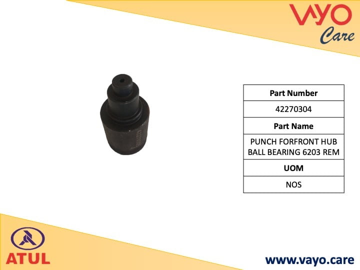 PUNCH FORFRONT HUB BALL BEARING 6203 REM - 42270304 - SE