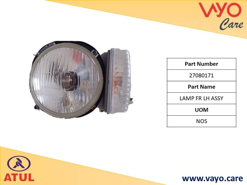 LAMP FR LH ASSY - 27080171 - GEM CARGO